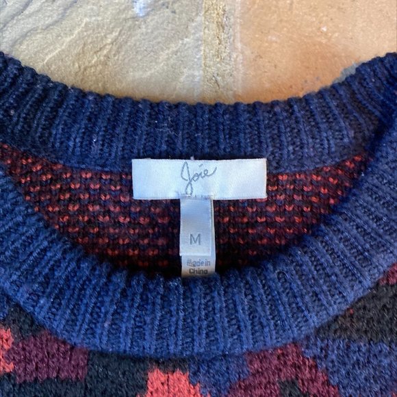 JOIE Brycen Camo Sweater Size M - Picture 6 of 6
